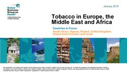 Tobacco in EMEA 